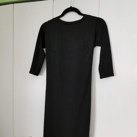 Latin/Salsa dance dress, black, size medium, NWT - Picture 6 of 6